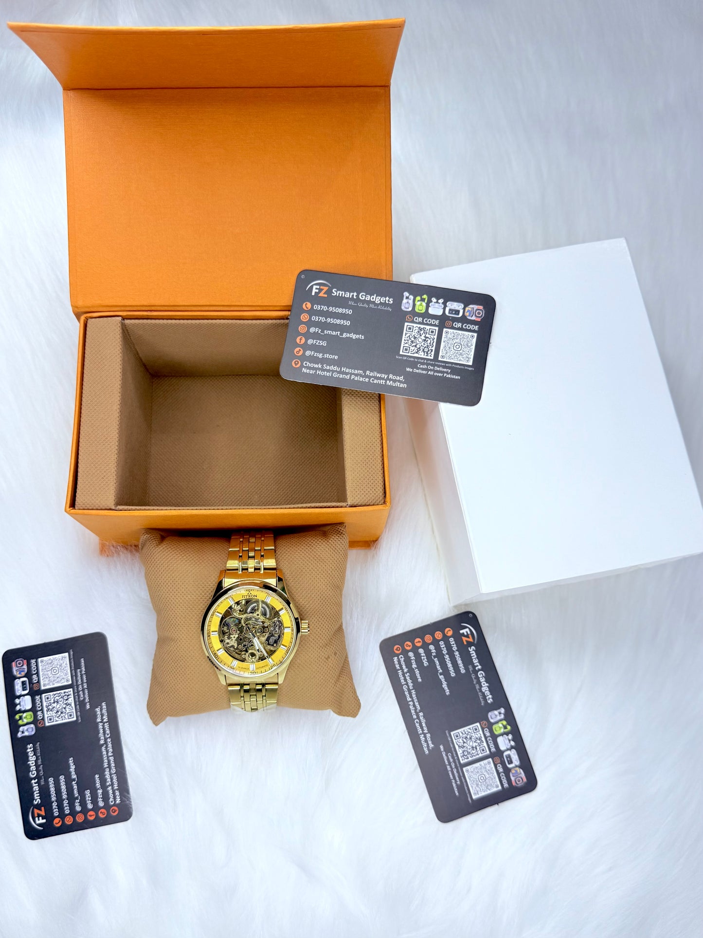 Fitron Skeleton Watch - Automatic Mechanical Movement