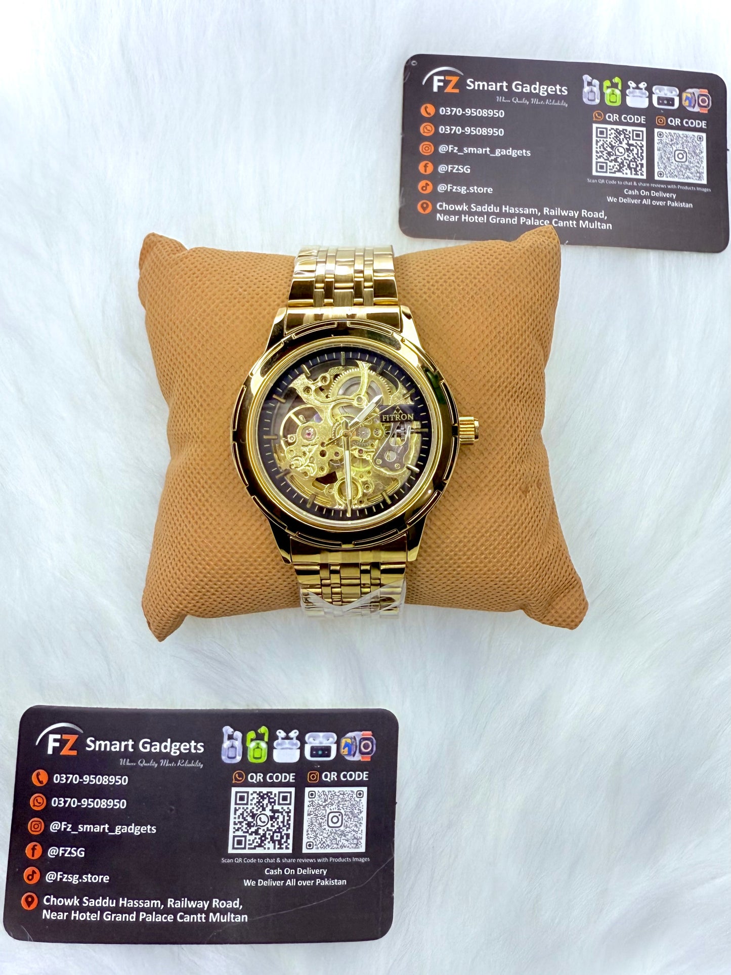 Fitron Skeleton Watch - Automatic Mechanical Movement