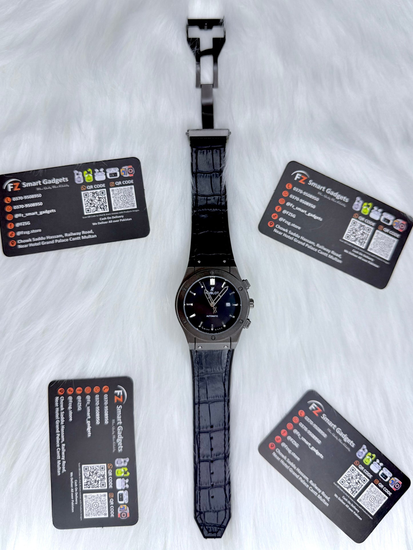 Hublot Classic Fusion Style Watch - 3 Hands Luxury Design