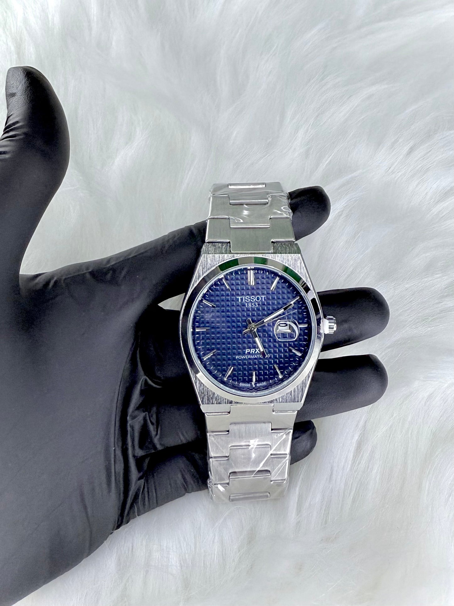 Tissot PRX 1853 Style Watch - Elegant Stainless Steel Men's Timepiece