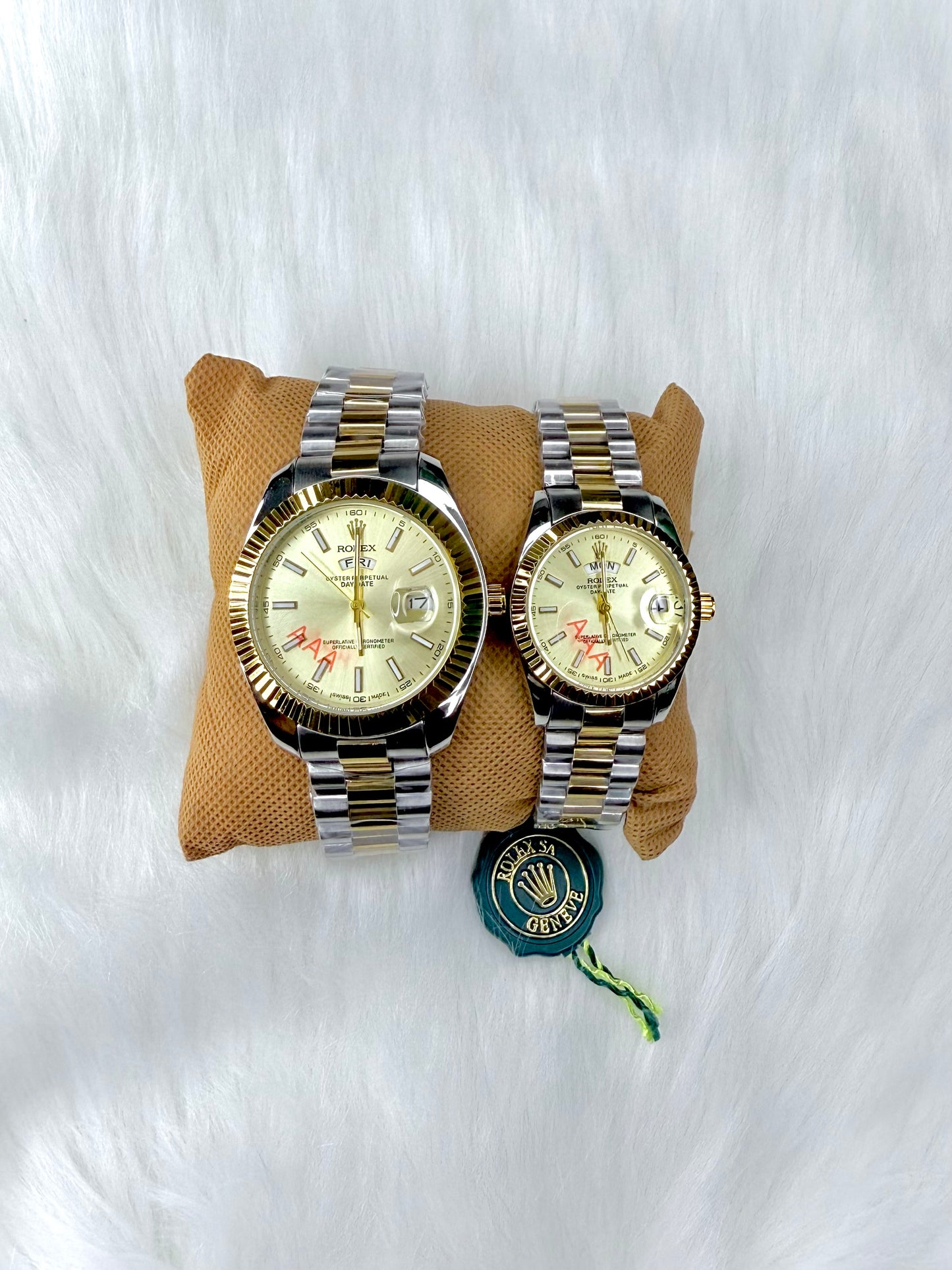 Rolex Couple Watches - Matching Luxury Set For Him & Her