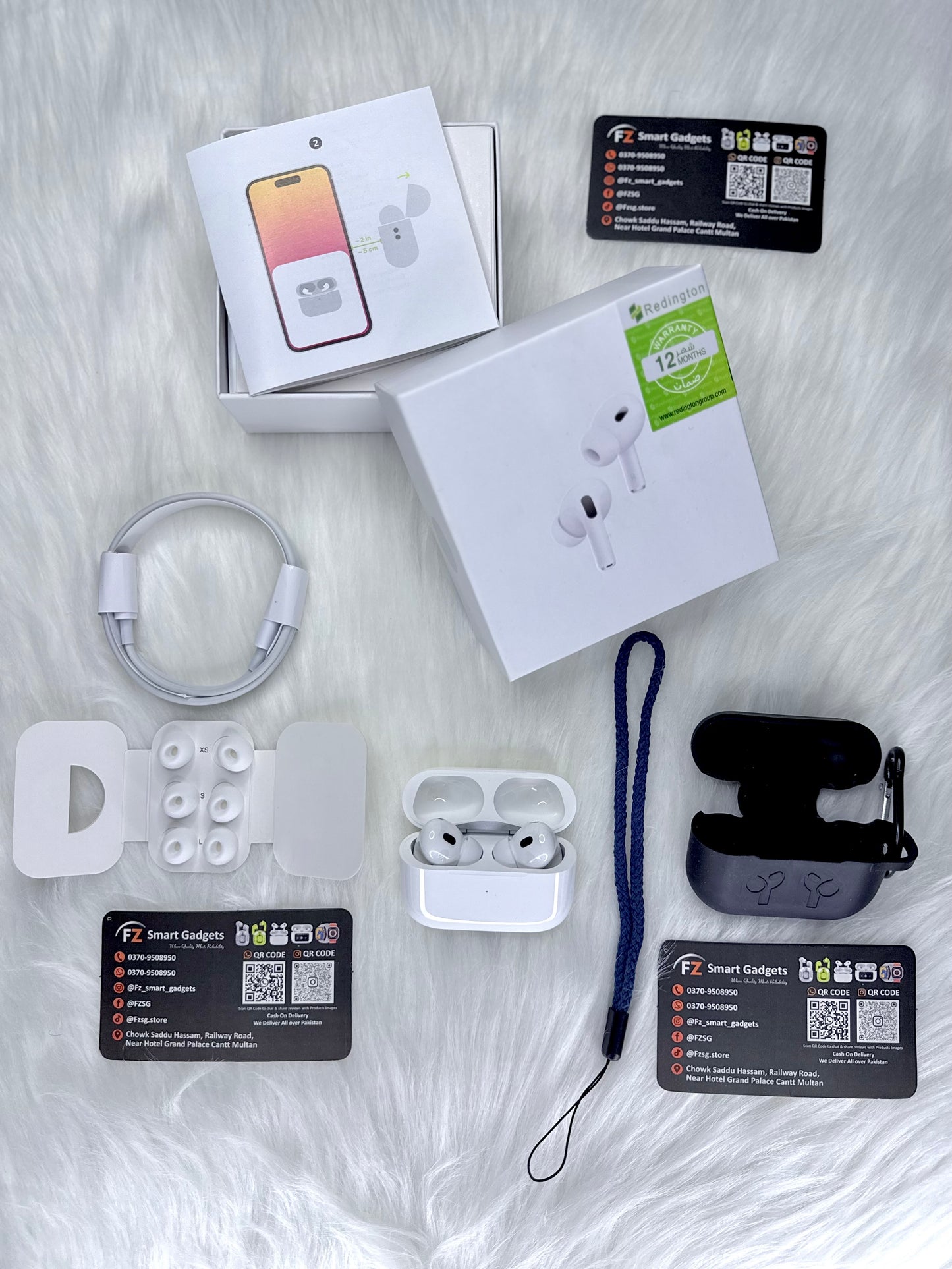 Airpods Pro 2nd Gen - Buzzer Edition with Free Cover and Lanyard