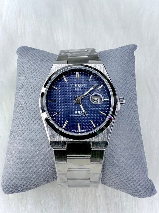 Tissot PRX 1853 Style Watch - Elegant Stainless Steel Men's Timepiece
