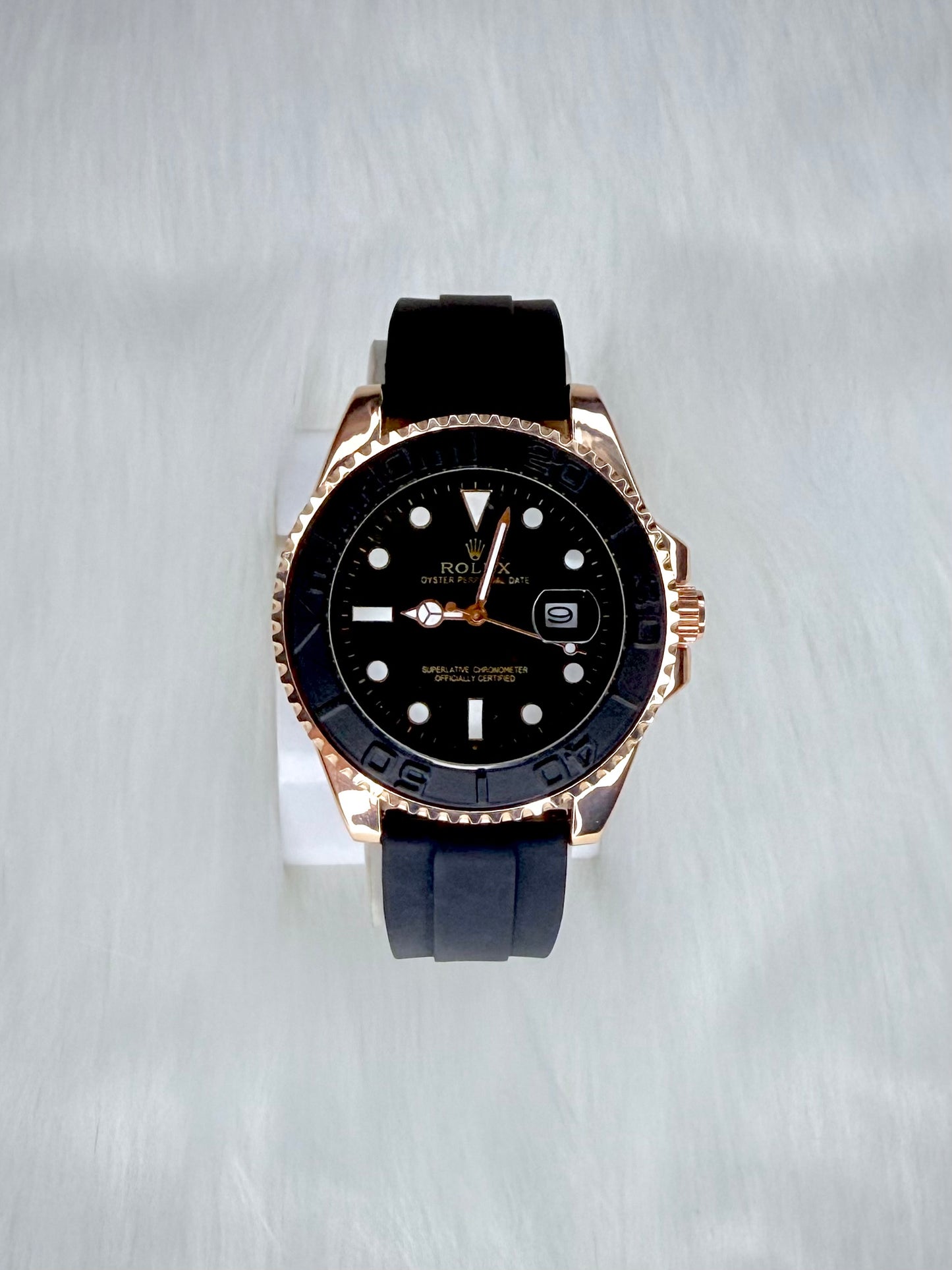 Rollie Yacht Master - Black & Gold Edition