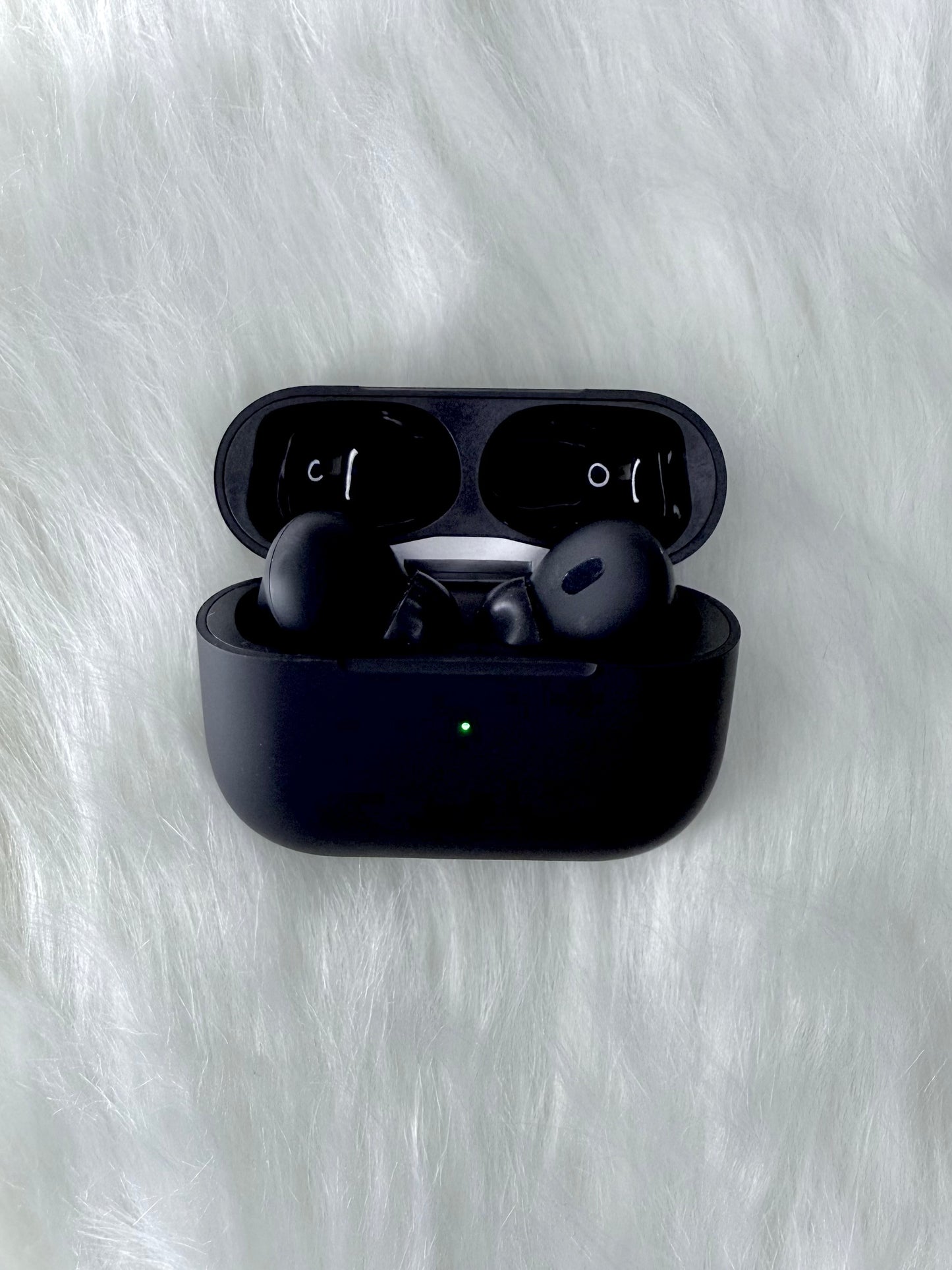 AirPods Pro 2nd Gen – Black Edition with Free Cover and Lanyard