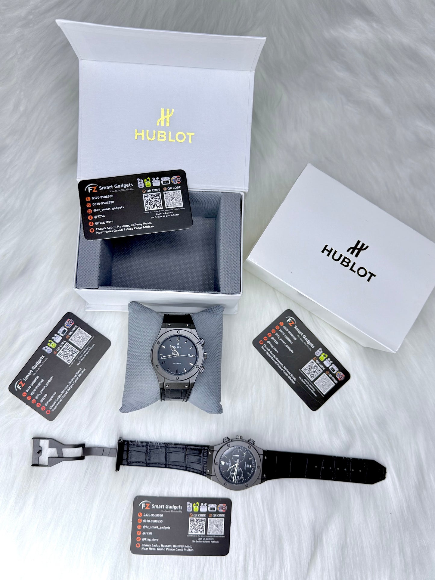 Hublot Classic Fusion Style Watch - 3 Hands Luxury Design