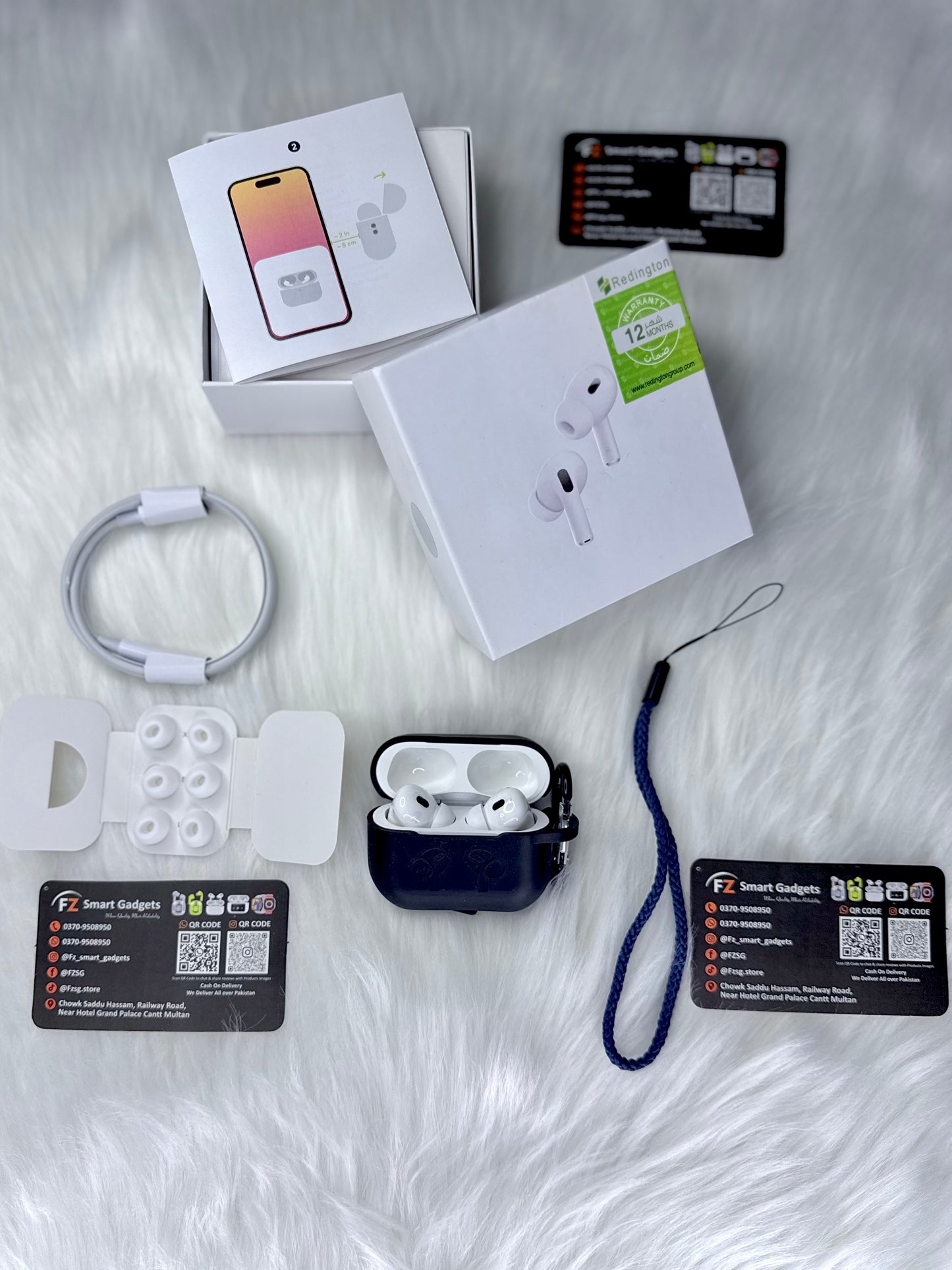 Airpods Pro 2nd Gen - Buzzer Edition with Free Cover and Lanyard