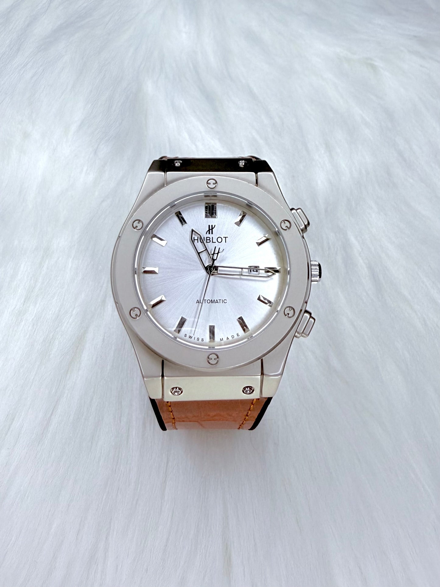 Hublot Classic Fusion Style Watch - 3 Hands Luxury Design