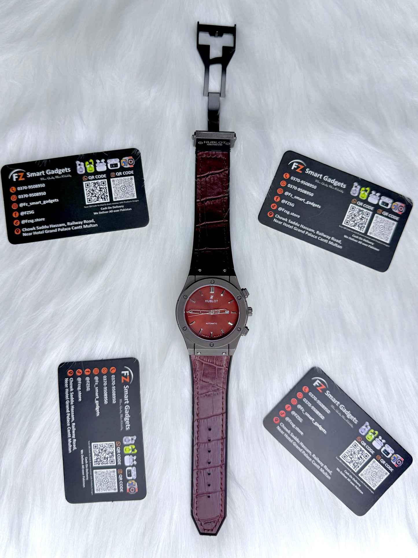 Hublot Classic Fusion Style Watch - 3 Hands Luxury Design