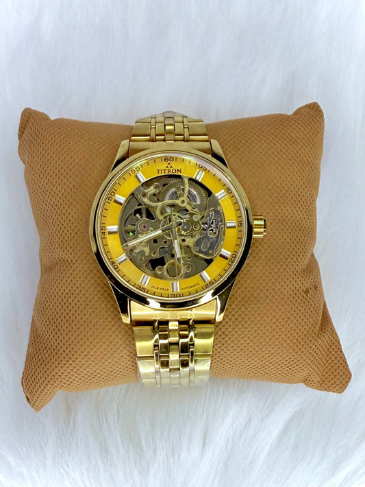 Fitron Skeleton Watch -  Automatic Mechanical Movement