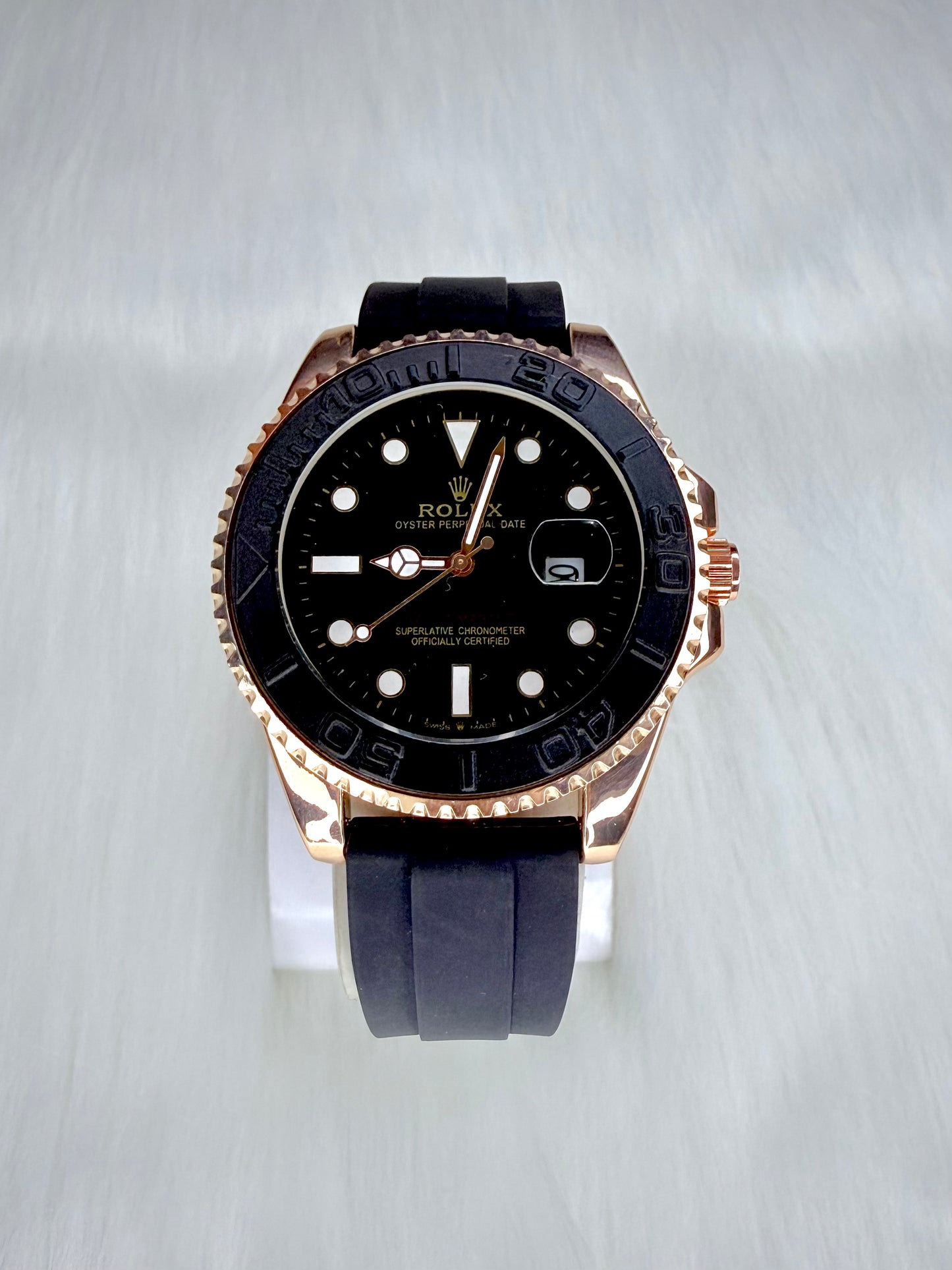 Rollie Yacht Master - Black & Gold Edition