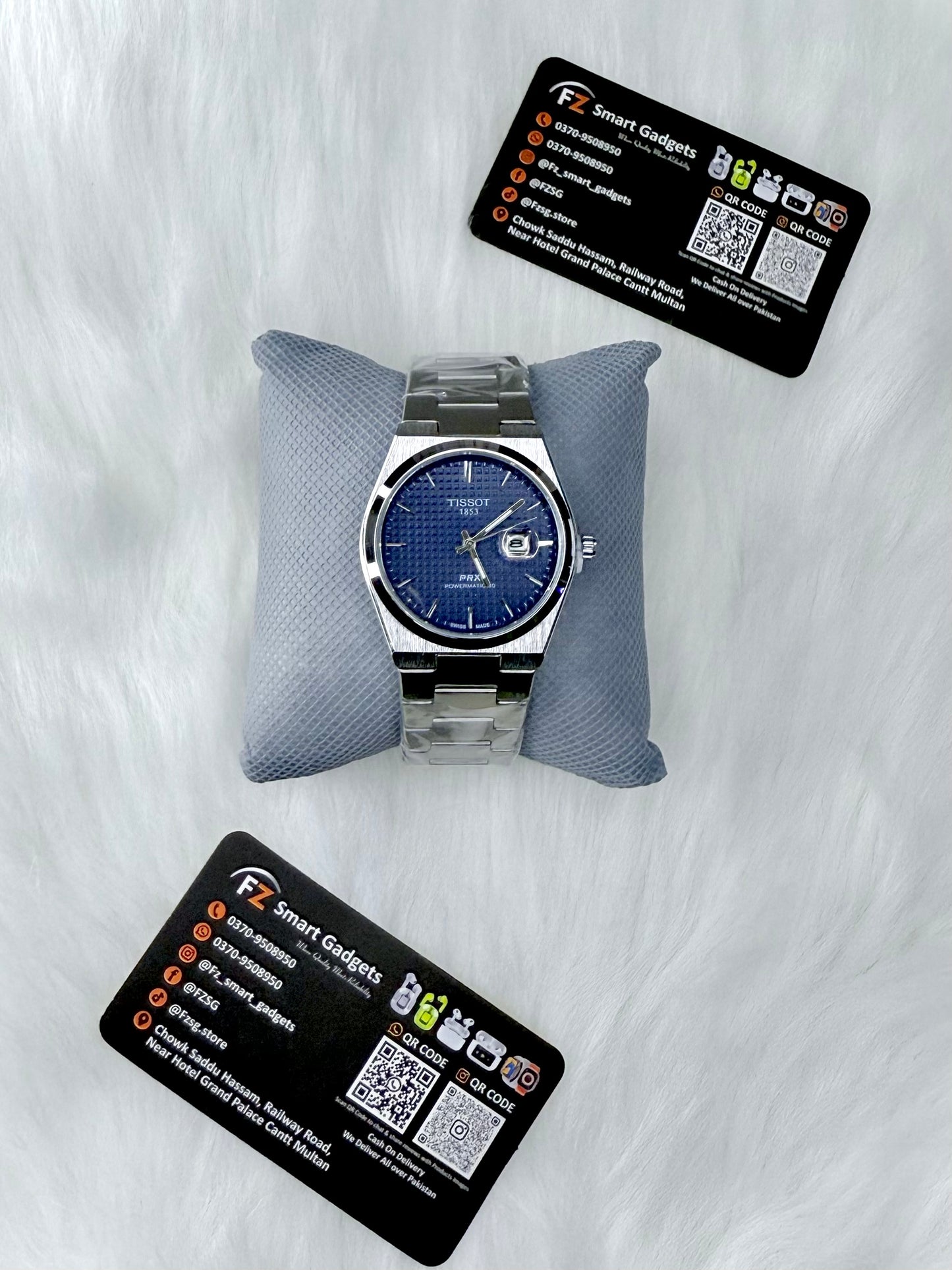Tissot PRX 1853 Style Watch - Elegant Stainless Steel Men's Timepiece